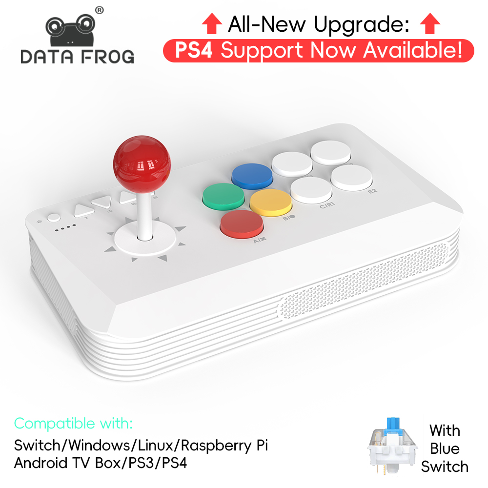 Arcade Stick Joystick - DATA FROG 2.4G Kabelloser Ergonomischer Arcade