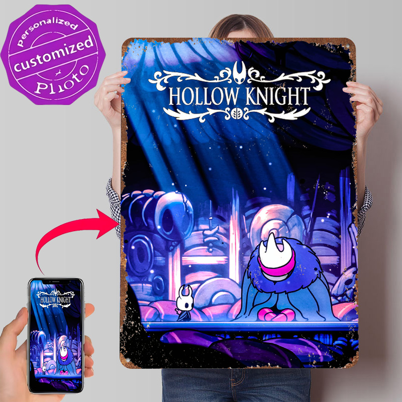 Retro Knight Gaming - Hollow Knight Spiel-Kunstdruck Poster Individualisierte Wandkunst