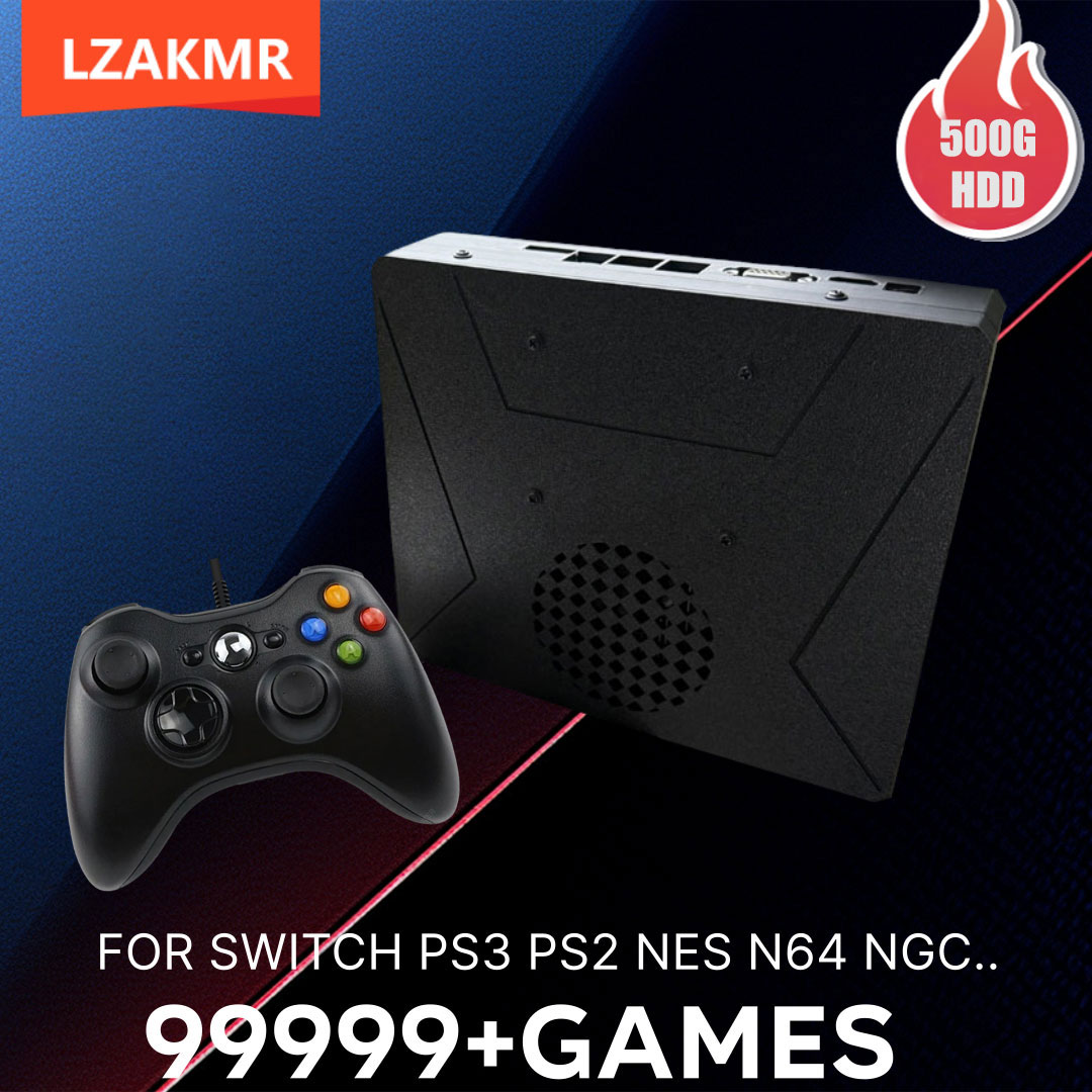 Retro Gaming Design - LZAKMR S1 Retro-Spielkonsole Dual-System Windows11 500G