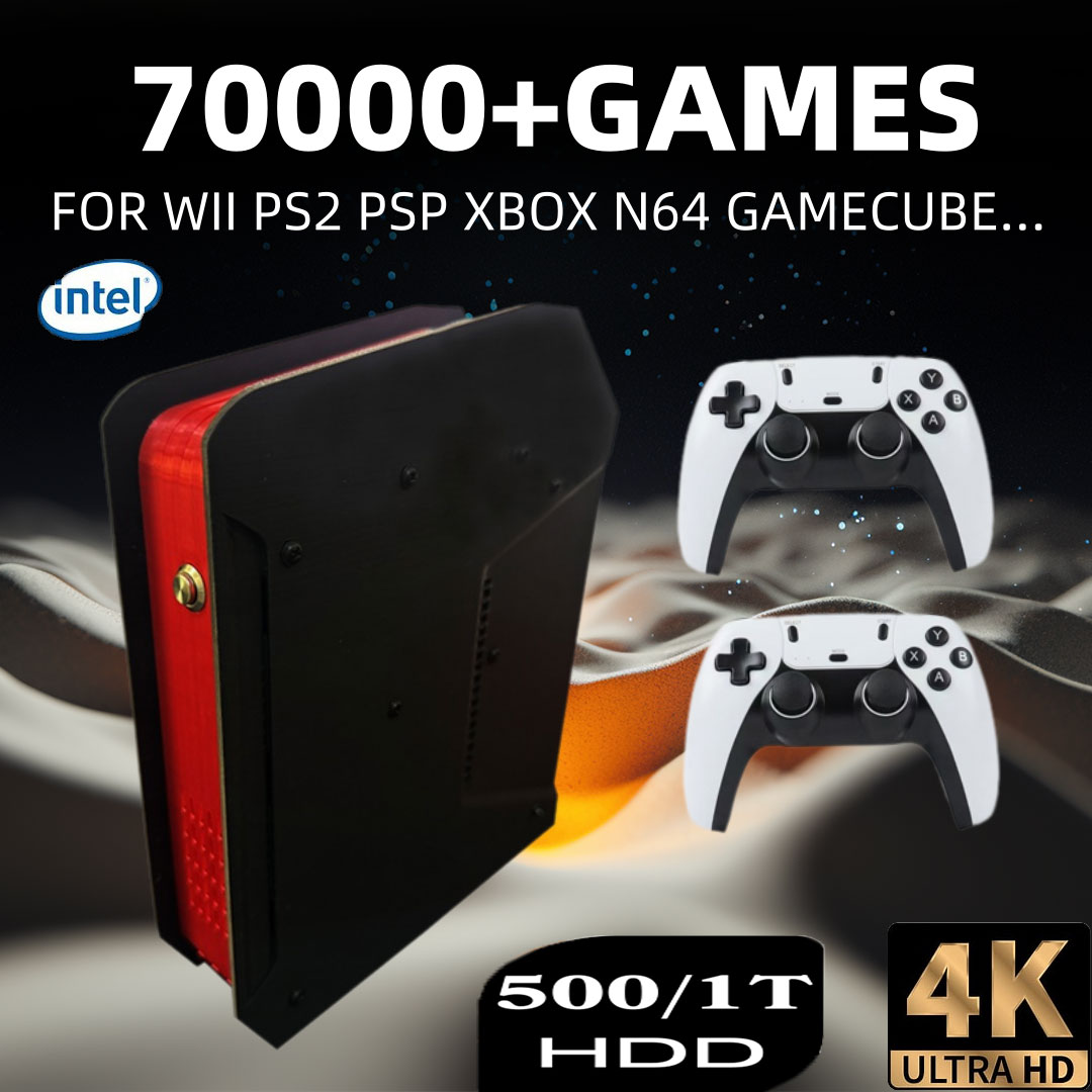 Retro Gaming Gifts For Men - X4 Retro-Videospielkonsole mit 1T Dual-System und