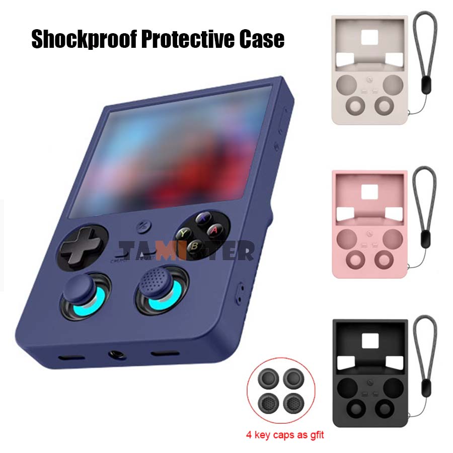 Retro Gaming Anbernic - Silikon-Schutzhülle für ANBERNIC RG477V Retro-Handheld-Spielkonsole, stoßfeste