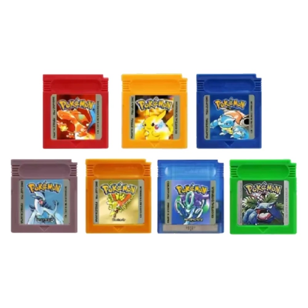 Retro Gaming Kit - GBC 16-Bit-Pok é-Mon-Spielkassetten-Set, mehrere Farben, Retro-Spielzeuggeschenk