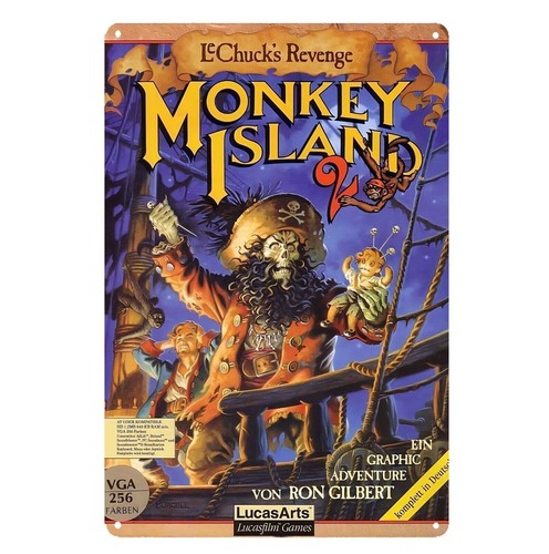 Retro Gaming Video - Monkey Island 2 Commodore Amiga Retro-Videospiel