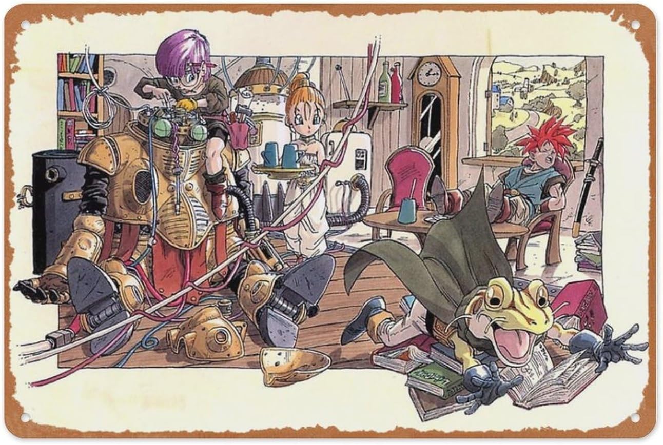 Retro Gaming Kit - Retro Game Metallschild – Chrono Trigger
