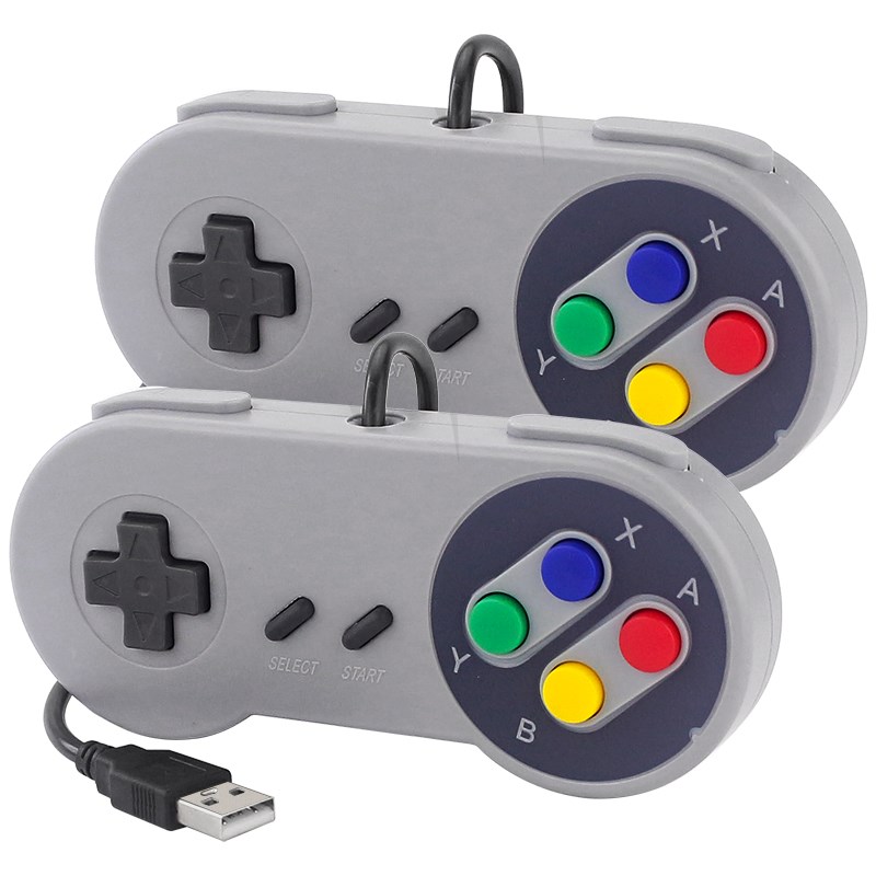 Retro Gaming Raspberry Pi - USB-Gamepad, Gaming-Joystick, Retro-Gamepads für PC, NESPi,
