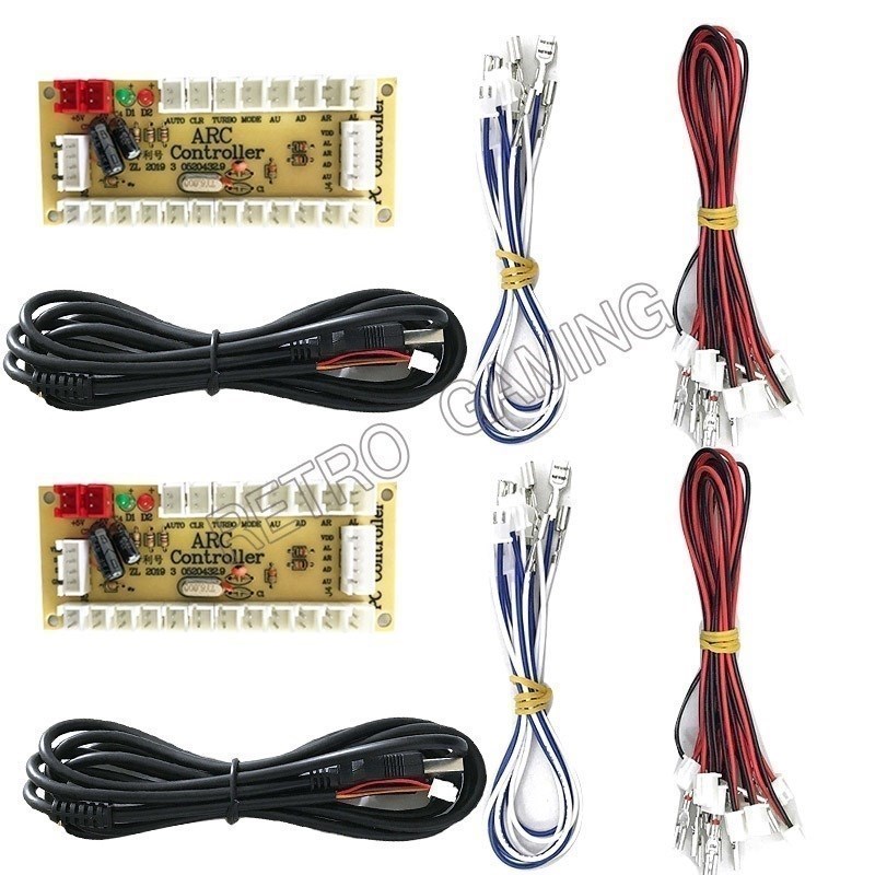 Arcade Button Kit - PC USB Null Verzögerung Encoder Platine