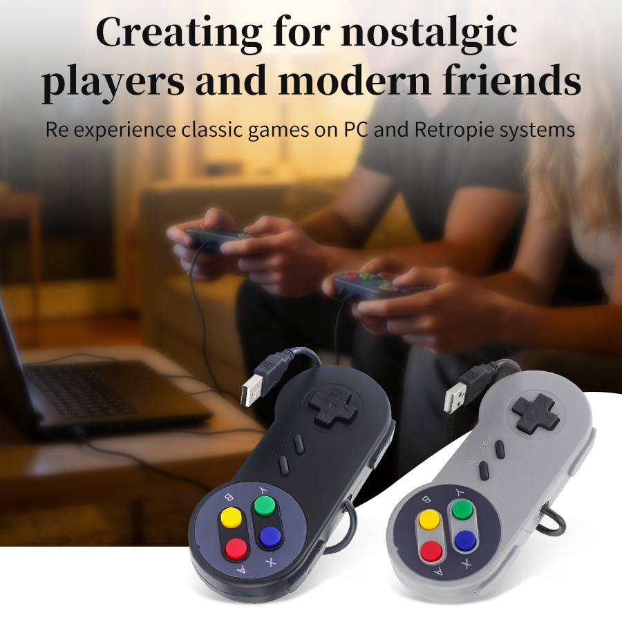 Retro Gaming Raspberry Pi - USB Retro-Gamepad für PC NESPi RetroPie