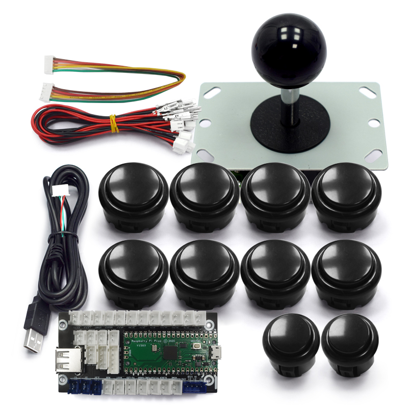 Retro Gaming Raspberry Pi - Copy Sanwa Arcade-Spiel DIY-Kit 8-Wege-Joystick Drucktasten
