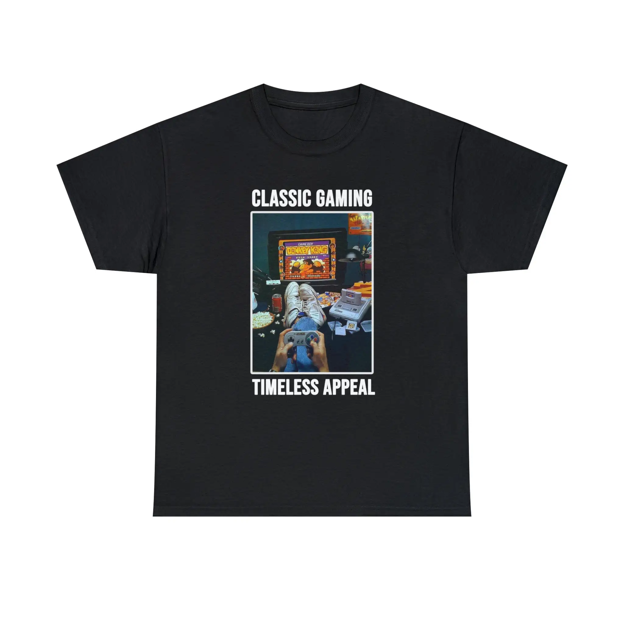 Retro Gaming Design - Klassisches Gaming-T-Shirt mit zeitlosem Reiz, Unisex,