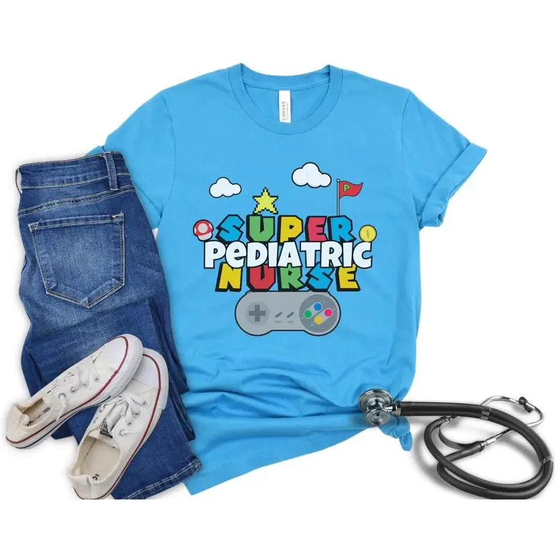 Retro Gaming Gifts For Men - Retro-Videospiel-Krankenschwester-Shirt Lustiges Arcade-Picu-Rn-T-Shirt für Kinderkrankenschwester und