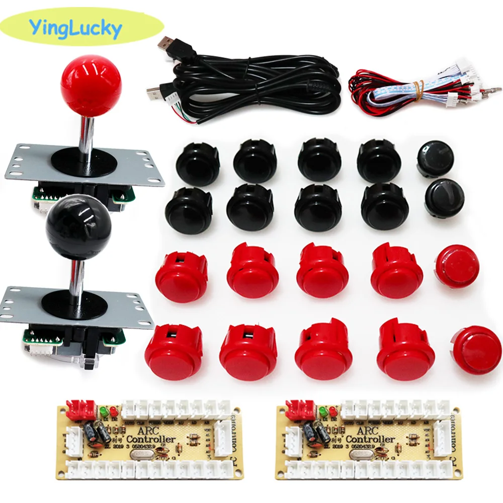 Arcade 2-Spieler Null Verzöger – Arcade Button Kit Bewertung und Preis