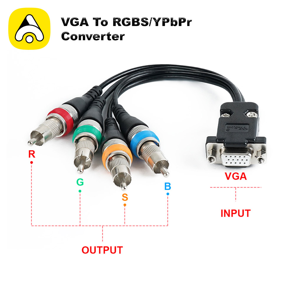 VGA-zu-RGBS/YPbPr-Konverter fü – Retro Gaming Raspberry Pi Bewertung und Preis