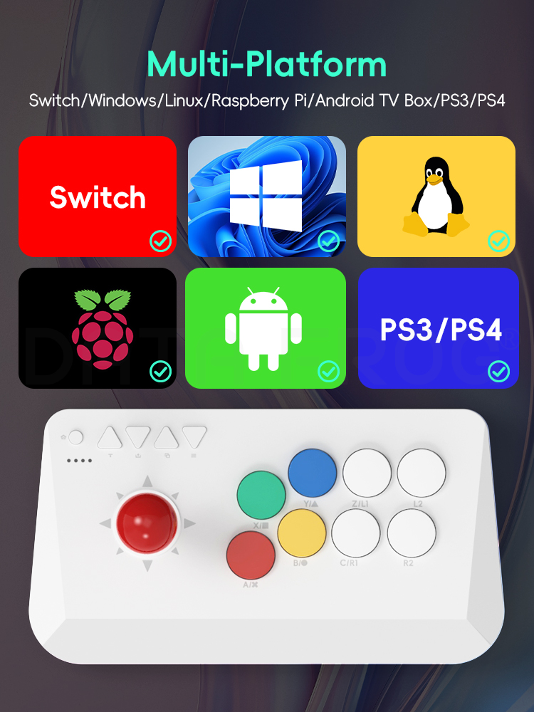 DATA FROG 2.4G Kabelloser Ergo – Arcade Stick Joystick Bewertung und Preis