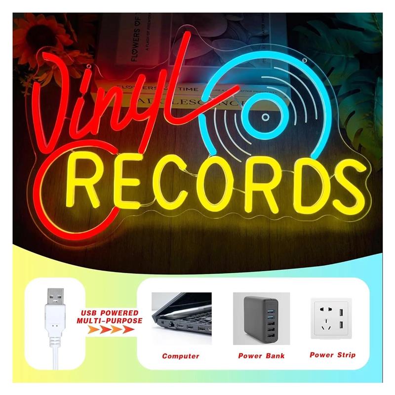 Vintage Schallplatten-Neon-Sch – Retro Gaming Wallpaper Bewertung und Preis