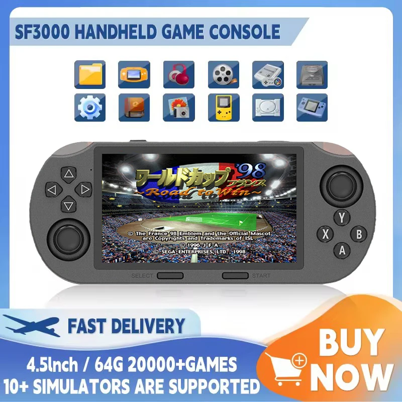 SF3000 Tragbarer Handheld-Game – Retro Gaming Gameboy Bewertung und Preis