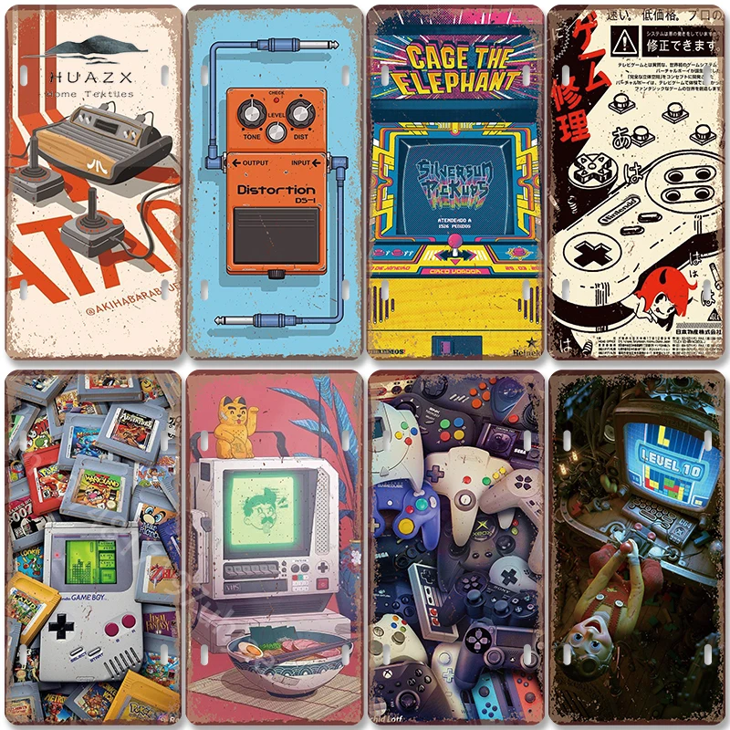 Vintage Gaming Metallschild Re – Retro Gaming Gameboy Bewertung und Preis