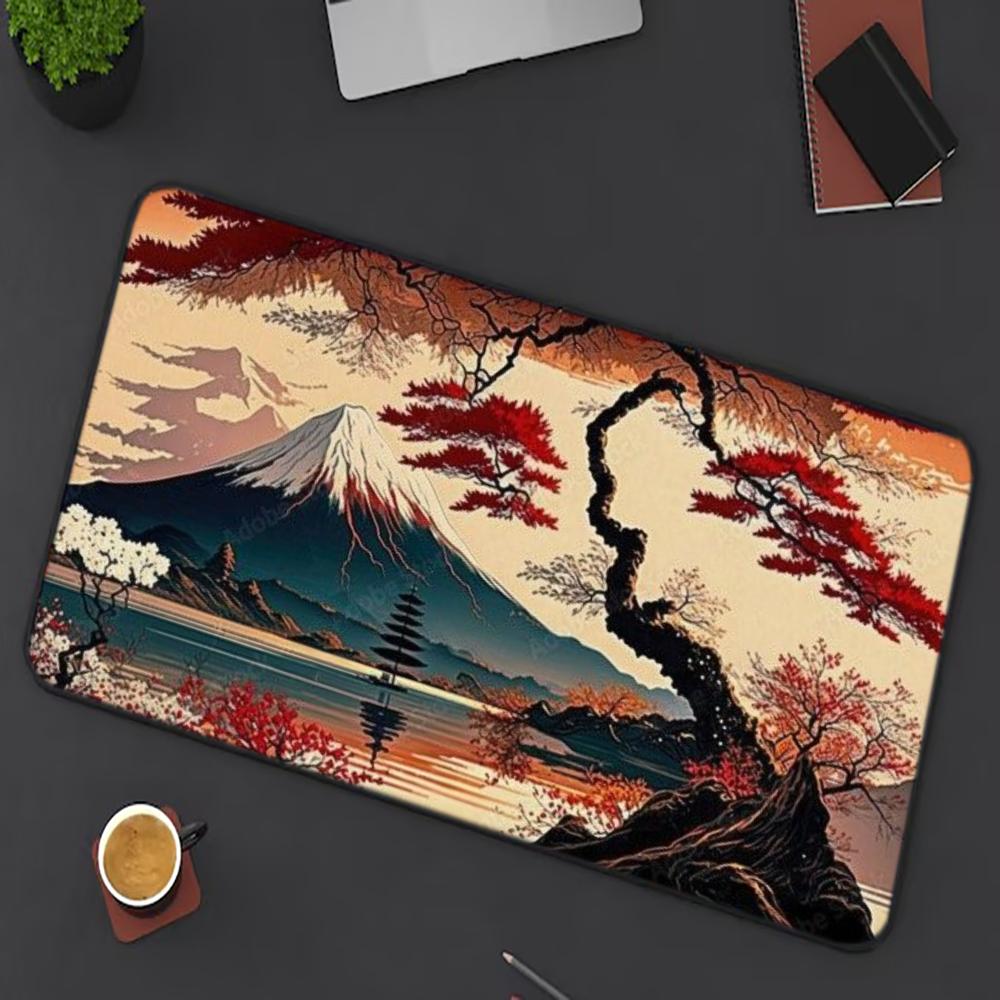 Ukiyo-e Red Maple Mount Fuji G – Retro Gaming Keyboard Bewertung und Preis