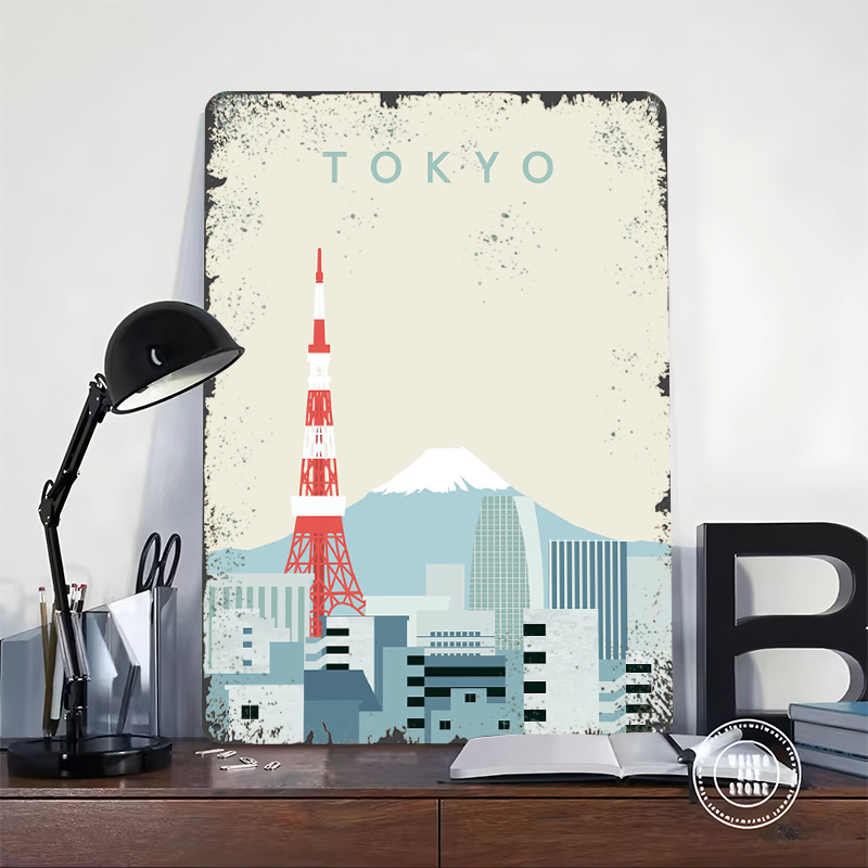Tokyo Poster Retro 3D-Gedruckt – Retro Gaming Gifts For Men Bewertung und Preis