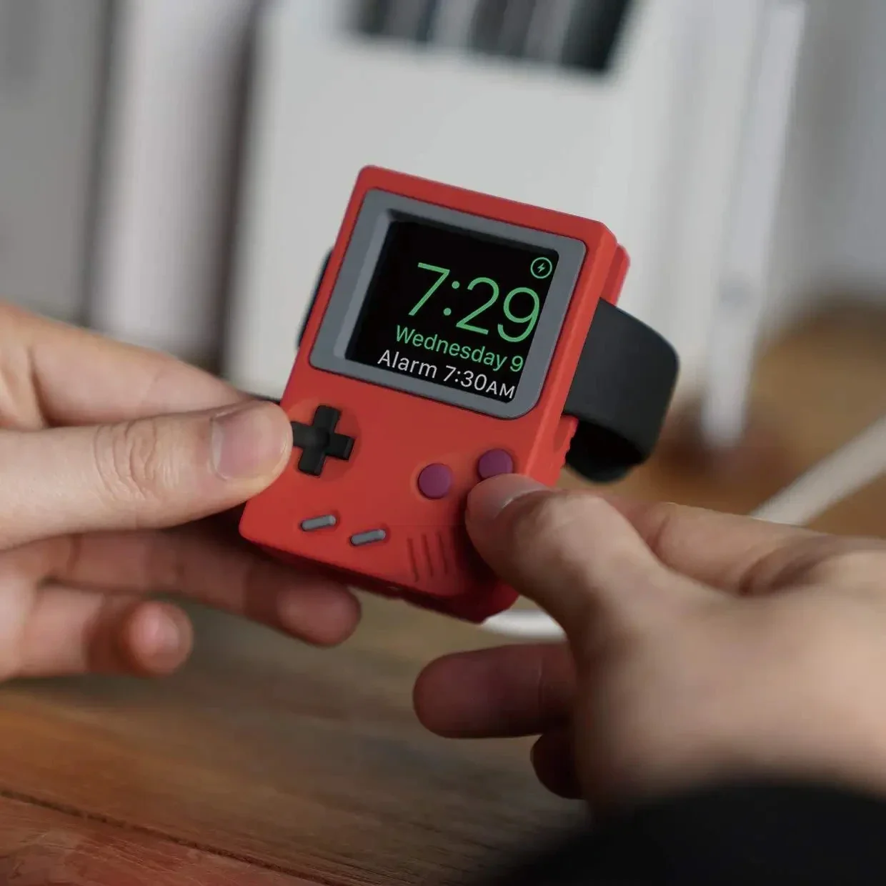 Silikonhalter für IWatch Ladeg – Retro Gaming Design Bewertung und Preis