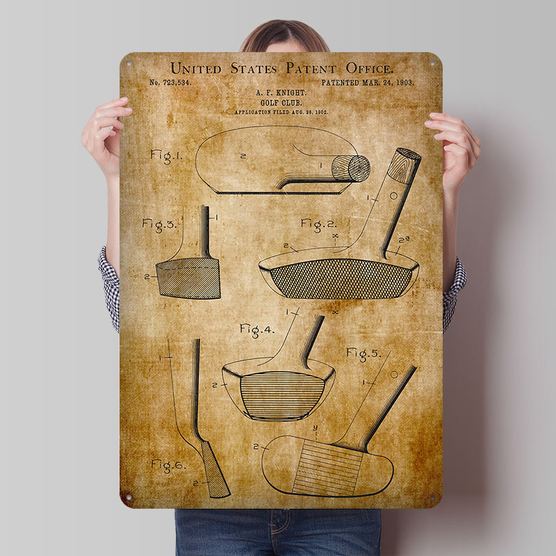 Patent-Zeichnung Ritter-Golfcl – Retro Knight Gaming Bewertung und Preis