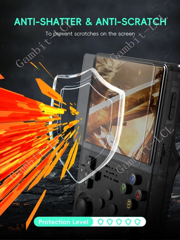 2-4PCS 9H HD Gehärtetes Glas F – Retro Gaming Anbernic Bewertung und Preis