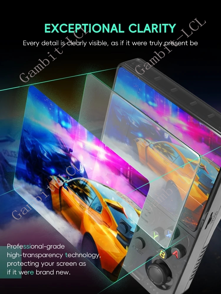 2-4PCS 9H HD Gehärtetes Glas F – Retro Gaming Anbernic Bewertung und Preis