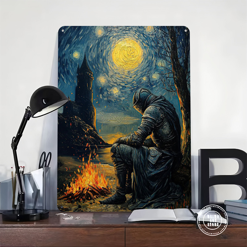 Knight By The Bonfire Blechsch – Retro Knight Gaming Bewertung und Preis