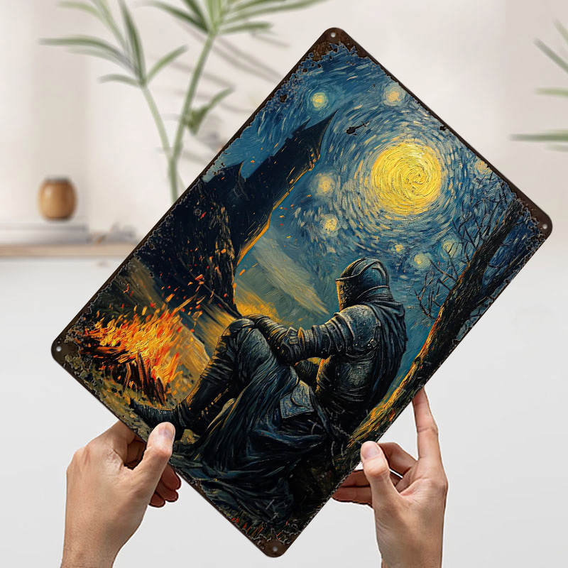 Knight By The Bonfire Blechsch – Retro Knight Gaming Bewertung und Preis