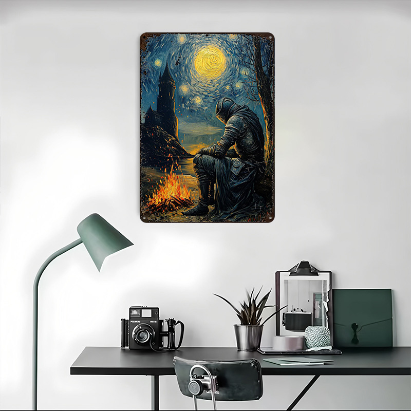 Knight By The Bonfire Blechsch – Retro Knight Gaming Bewertung und Preis