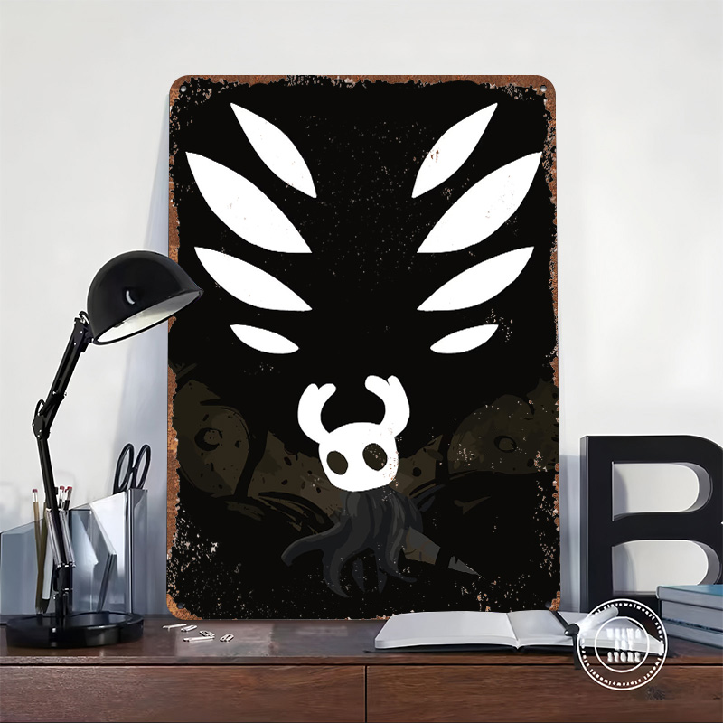 Hollow Knight Metallposter, pe – Retro Knight Gaming Bewertung und Preis